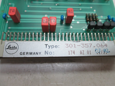 Used Leitz 301-357.064 GEBER I/U Control Board