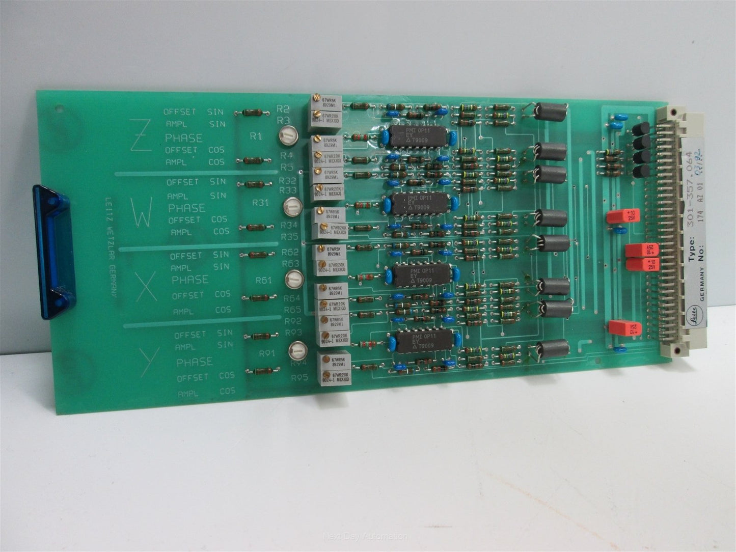 Used Leitz 301-357.064 GEBER I/U Control Board