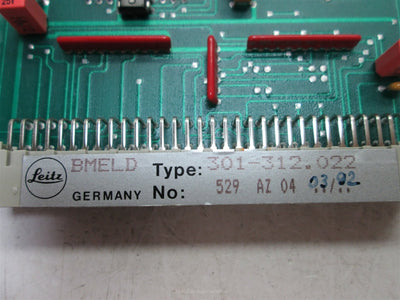 Used Leitz 301-312.022 (BMELD) BUEWA-MELD Control Board