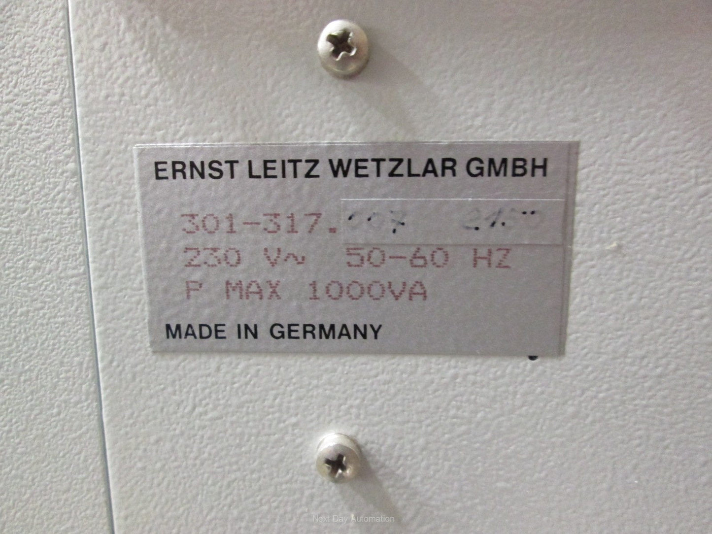 Used Leitz 301-317-007 Rackmount Industrial Computer w/ Floppy Disks 230VAC 50/60Hz