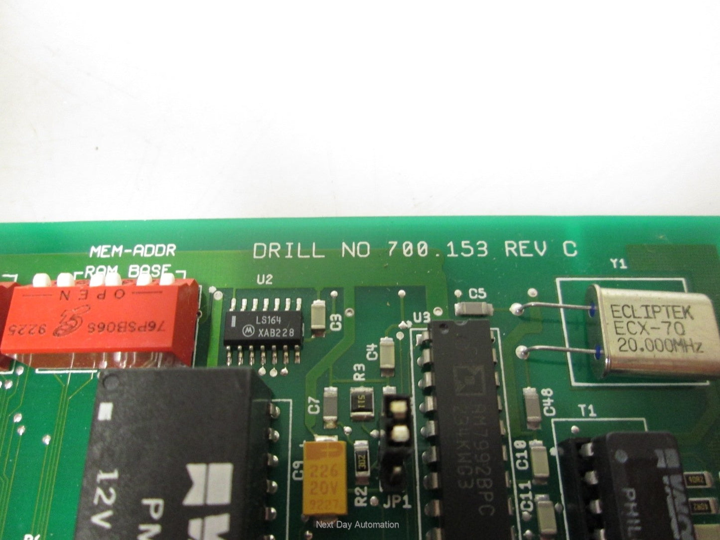 Used SMC 3016 Ethernet Controller Card BNC & 15-Pin D-Sub Assy 710.153 Drill 700.153