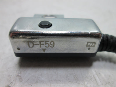 Used SMC D-F59 Solid State Switch, Tie-Rod Mounting, Voltage: 4.5-28VDC, NPN Output
