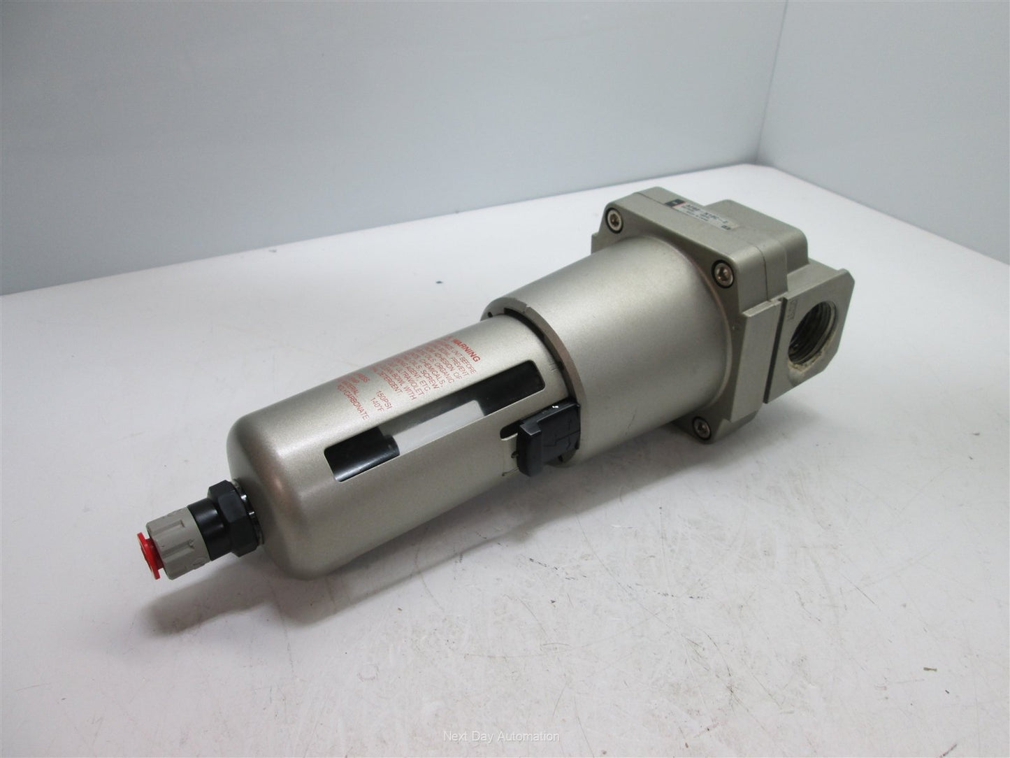 Used SMC AF60-N10C-Z Filter, Pressure: 150psi Max, Ports: 1" NPT, *Missing Element*
