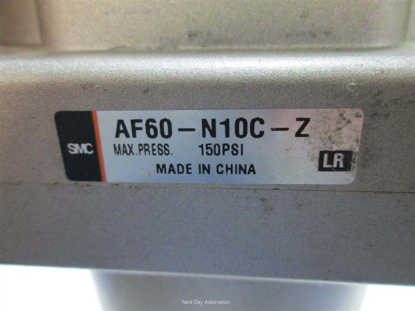 Used SMC AF60-N10C-Z Filter, Pressure: 150psi Max, Ports: 1" NPT, *Missing Element*