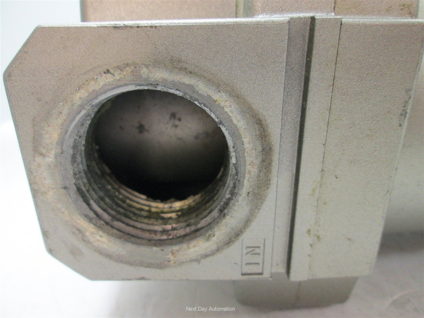 Used SMC AF60-N10C-Z Filter, Pressure: 150psi Max, Ports: 1" NPT, *Missing Element*