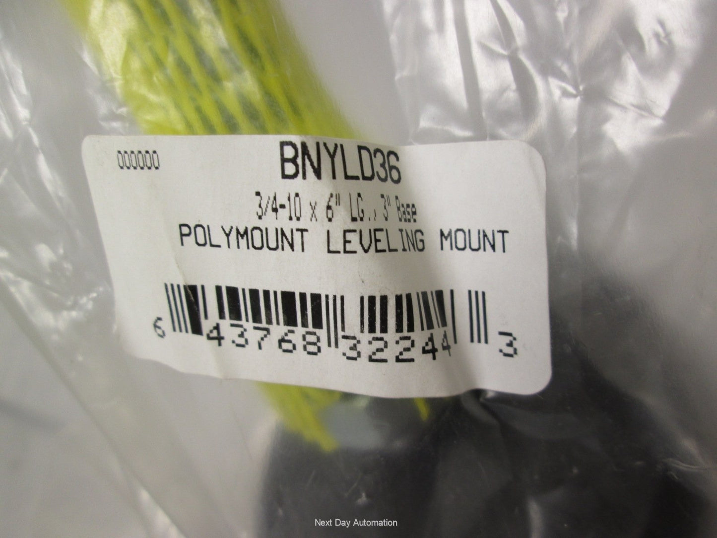 New S&W BNYLD36 Polymount Leveling Mounts Standard 2-Hole 3" Base 6" Stud 5000lb