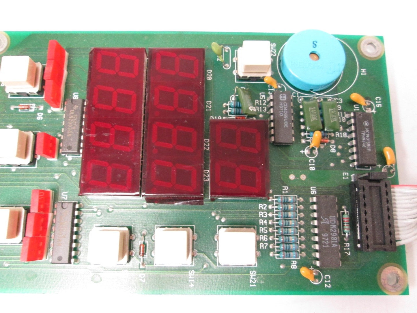 Used Olec 64AI478 Rev A Interface / Display Board FAB 17AI 478 Rev B