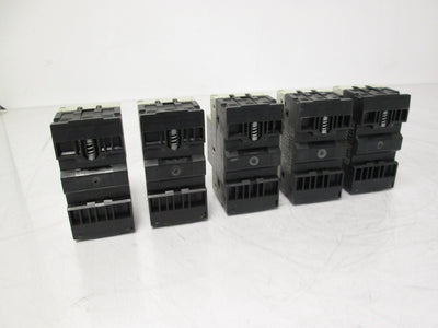 Used Lot of 5 Telemecanique GV2-M06 Manual Motor Starters 1-1.6A 690VAC 50/60Hz 3Pole