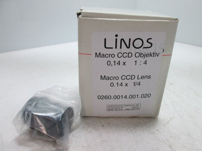 New New Linos 260.0014.001.020 Macro CCD Lens, 0.14 x f/4