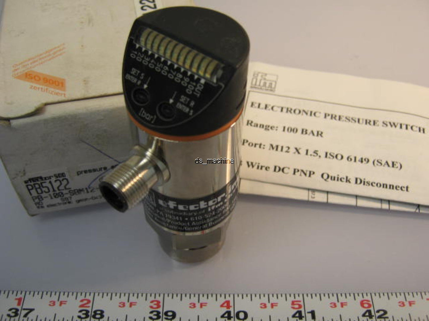 New Efector Electronic Pressure Monitor PB51 PB5122