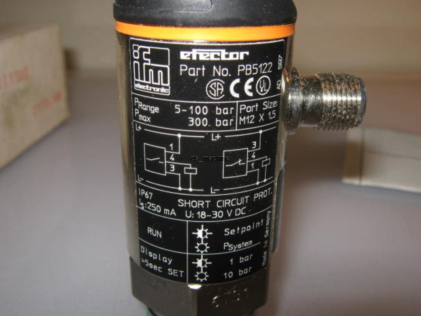 New Efector Electronic Pressure Monitor PB51 PB5122