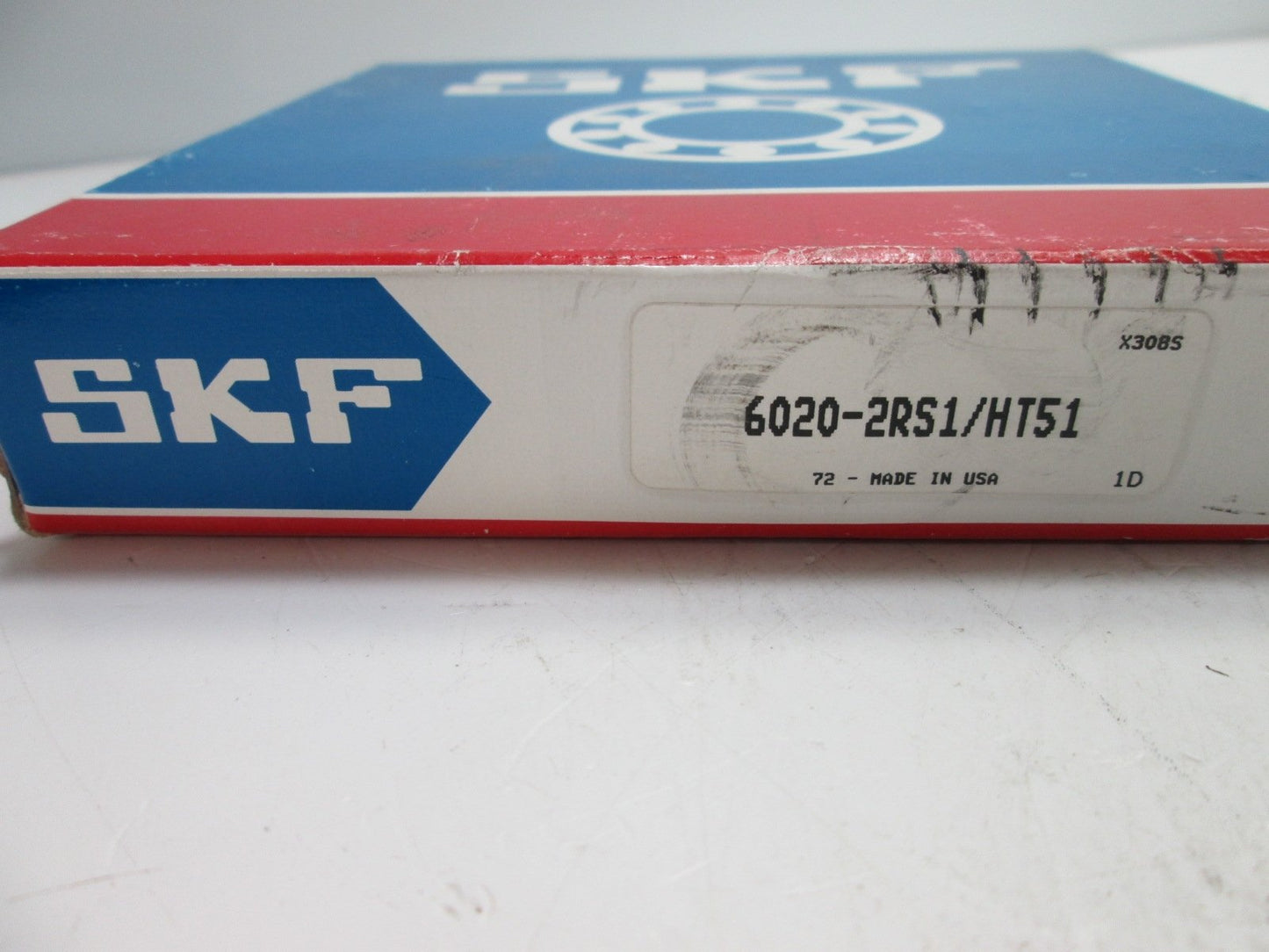 New SKF 6020-2RS1/HT51 Ball Bearing, ID: 100mm, OD: 150mm, Thickness: 24mm