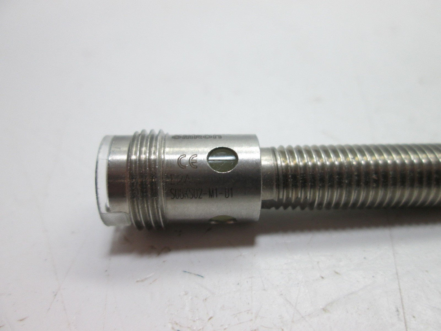 Used Omron E2A-S08KS02-M1-B1 Cylindrical Proximity Sensor, Voltage: 12-24VDC