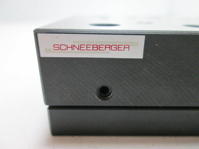 Used Schneeberger NKL 3-105 Frictionless Linear Slide Table 60mm Travel 105x 60x 25mm