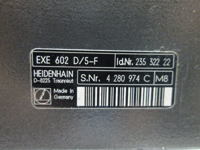 Used Heidenhain EXE 602 D/5-F Interpolation/Digitizing Module, Supply Voltage: 5V
