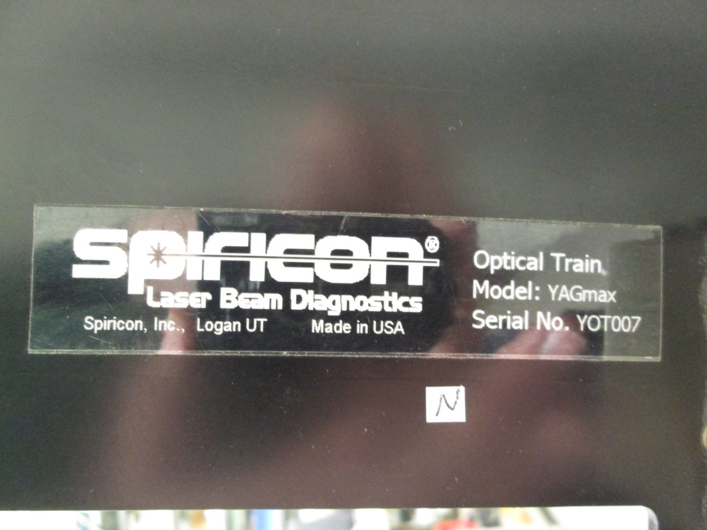 For parts or not working Spiricon YAG:Max Optical Train for Laser Beam Profiling *For Parts Only*