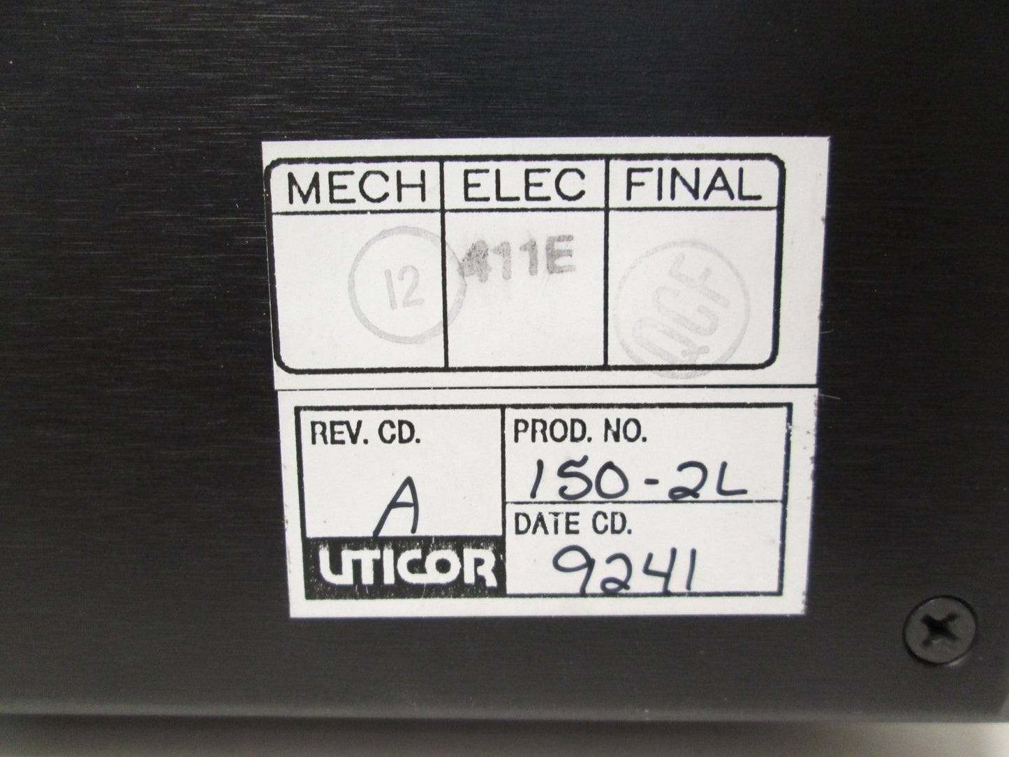 For Parts Uticor 150-024N2L16EX Master Message Display 24VDC *DIM Display* *AS-IS*