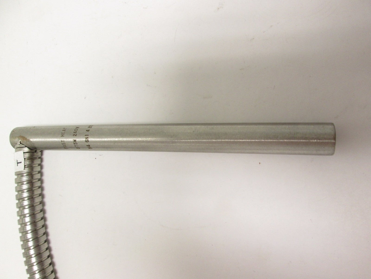 Used Fast Heat H4 6NI487 Cartridge Heater 1/2" Diameter 6" Length 240VAC 875W