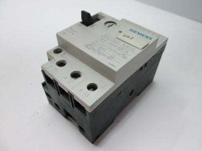 Used Siemens 3VU1300-1MK00 Manual Motor Starter, 3-Pole, Current Range: 4-6A