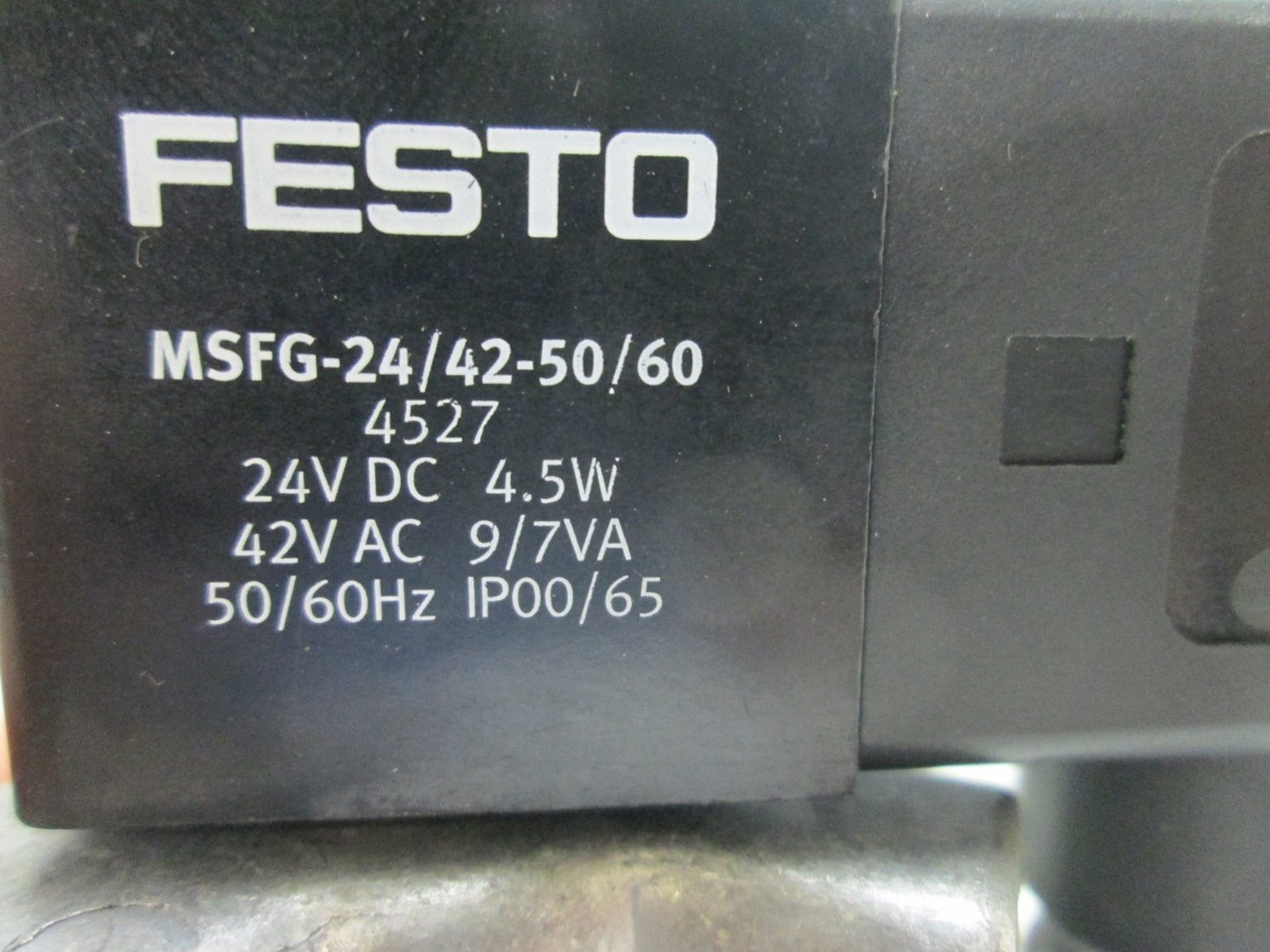 Used Festo MFH-3-1/2 Solenoid Valve, 2-Position 3-Port, Pressure: 22-120psi