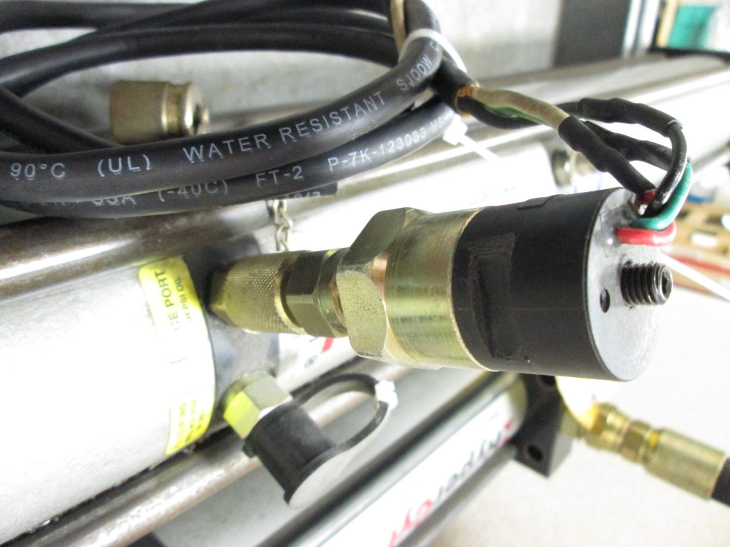 Used HyperCyl HPS-4-2-1.0-FH-LTPR Air Over Oil 4 Ton Satellite Press Set 2" Stroke