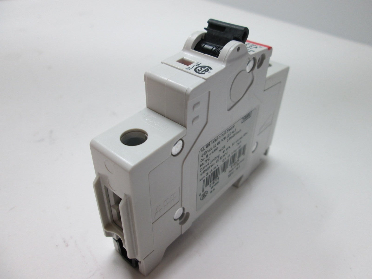 New Box of 10 ABB S201U-K6 Circuit Breakers, 1-Pole, Rating: 240VAC 6A
