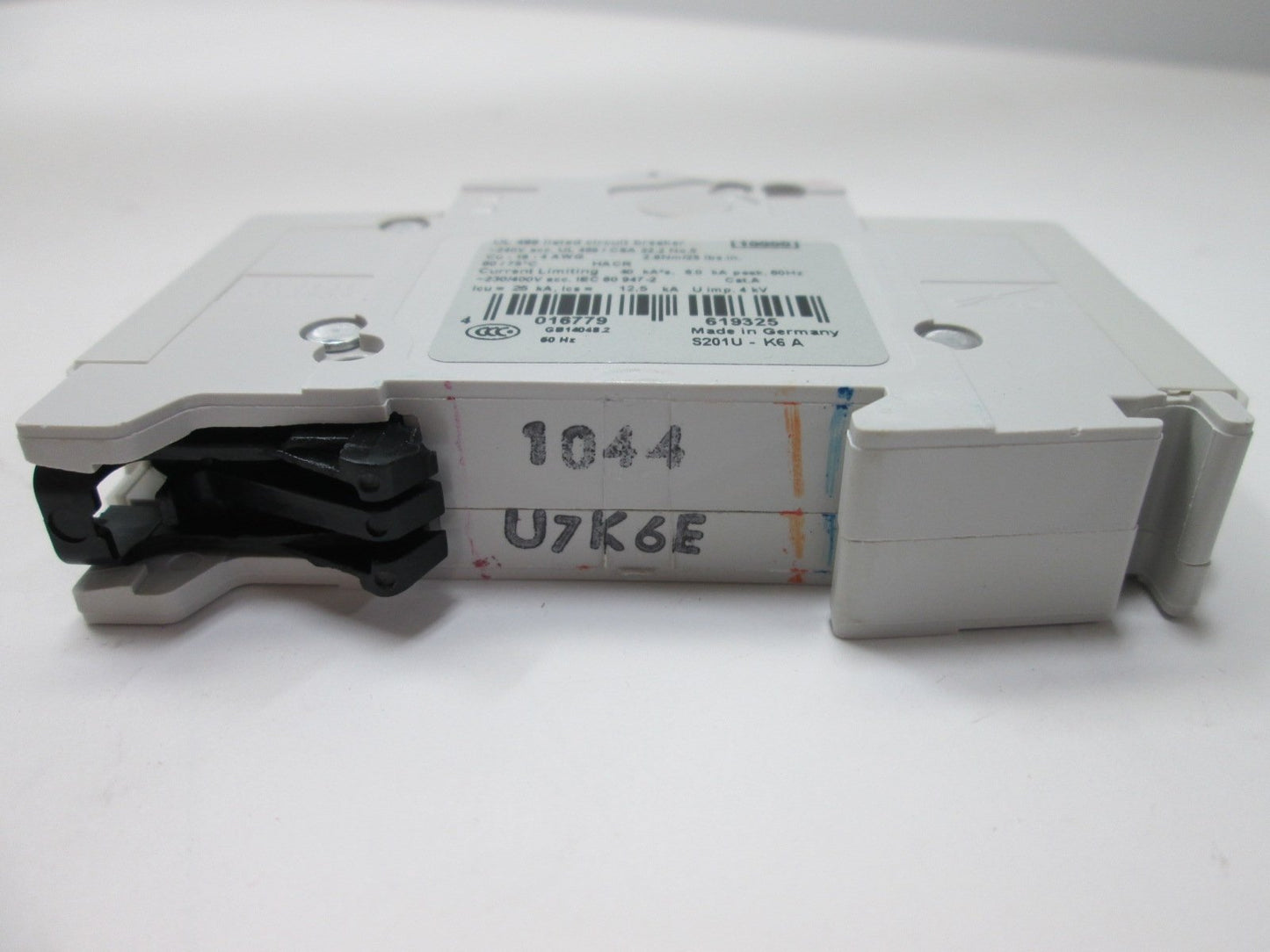 New Box of 10 ABB S201U-K6 Circuit Breakers, 1-Pole, Rating: 240VAC 6A