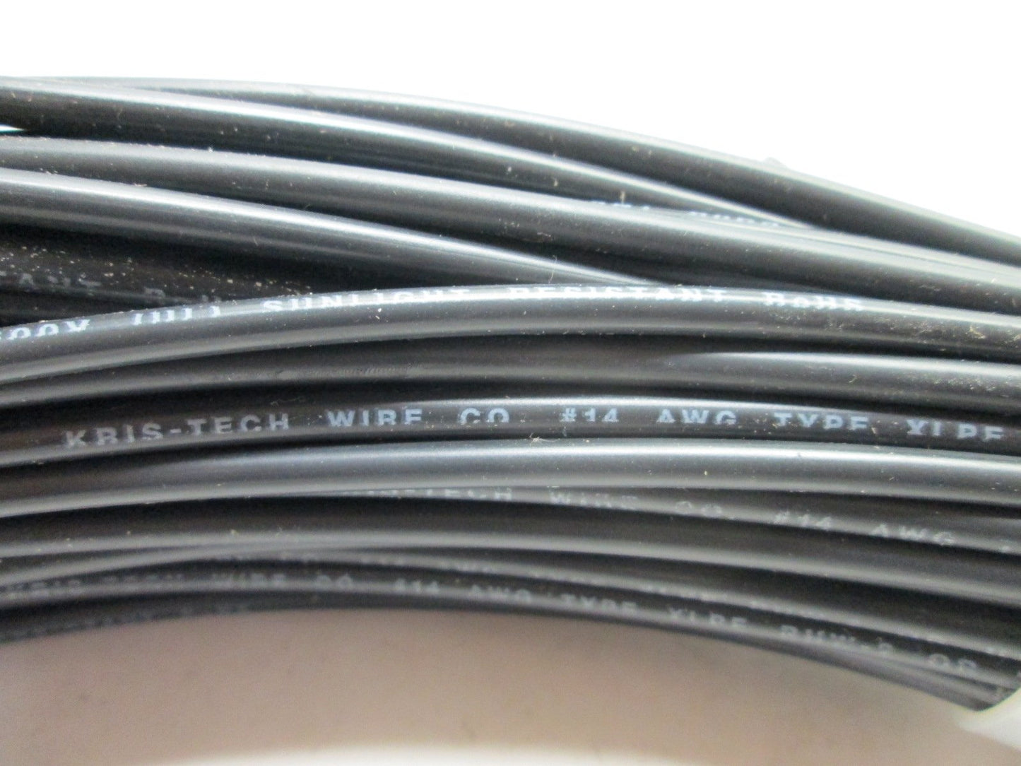 Used 333 Feet of Kris-Tech Wire USE-2 Wire, Size: 14 AWG, Voltage: 600V