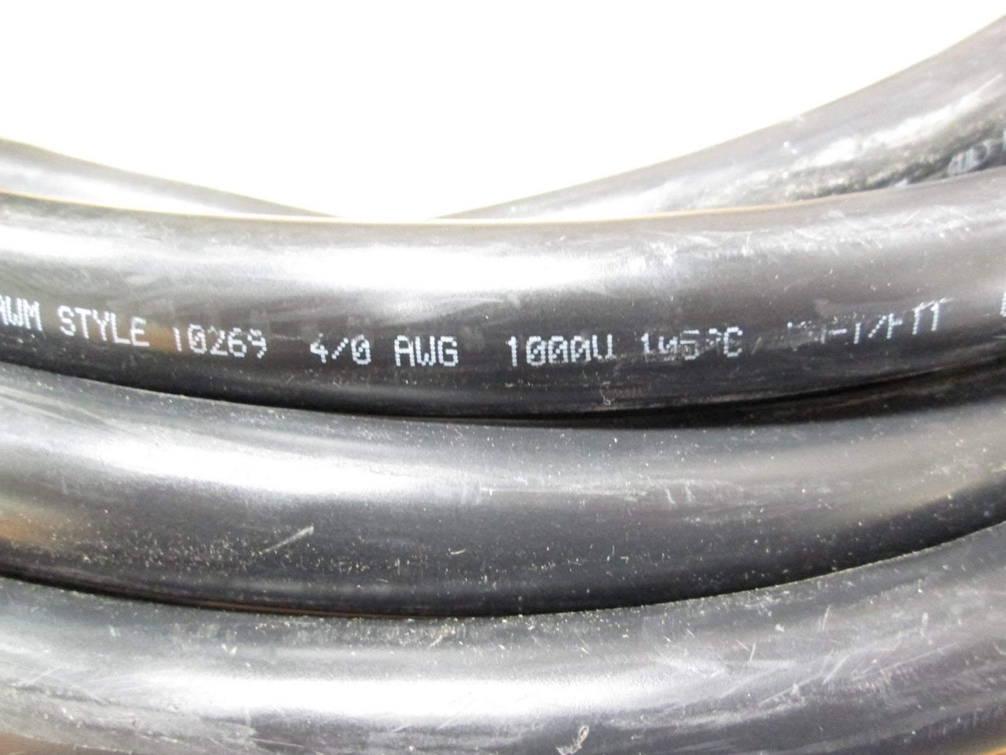 New – Open box Helukabel H07V-K1 MTW 90°C Wire 4/0AWG 600V 35' Black Jacket Fine Stranded
