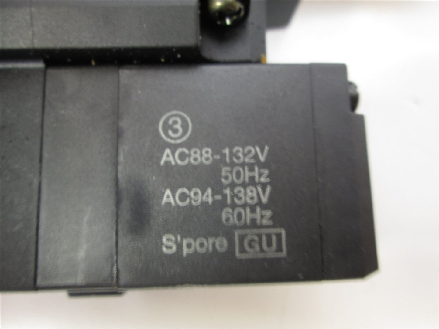 Used SMC NVFS3210-3DZ 5 Port Solenoid Valve Assembly w/ Speed Control, Manifold Block