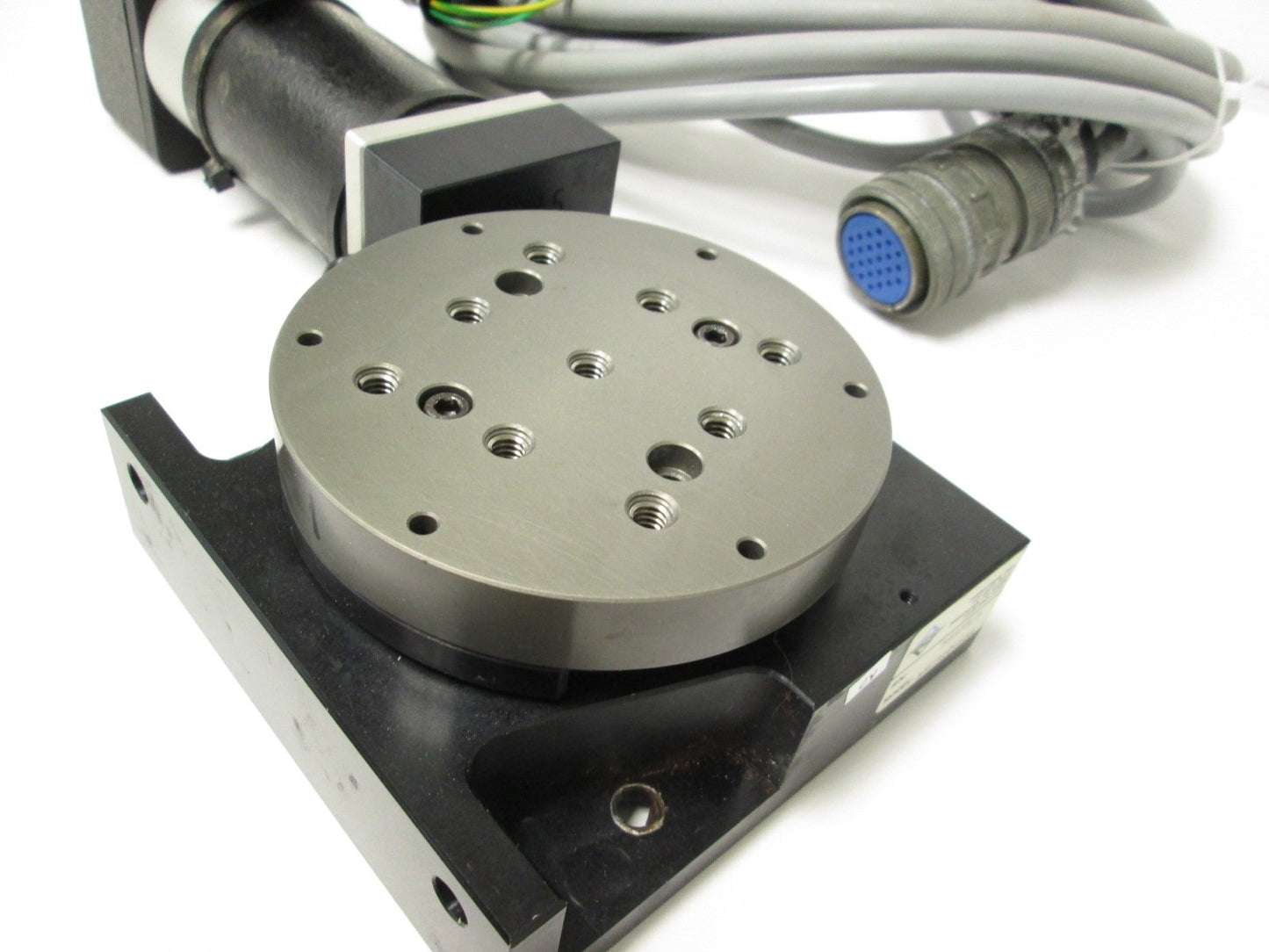 Used Aerotech ART310-G54 Precision Rotary Stage 100mm Diameter w/ Motor & Cable 54:1