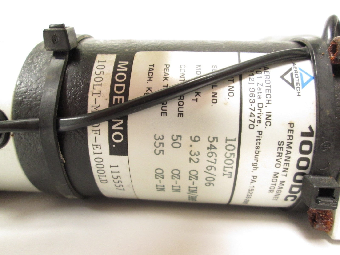Used Aerotech ART310-G54 Precision Rotary Stage 100mm Diameter w/ Motor & Cable 54:1
