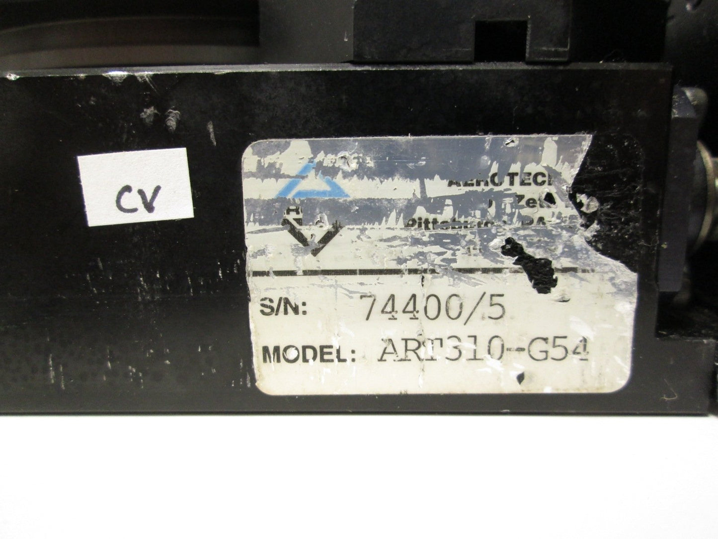 Used Aerotech ART310-G54 Precision Rotary Stage 100mm Diameter w/Parallel Mount Motor