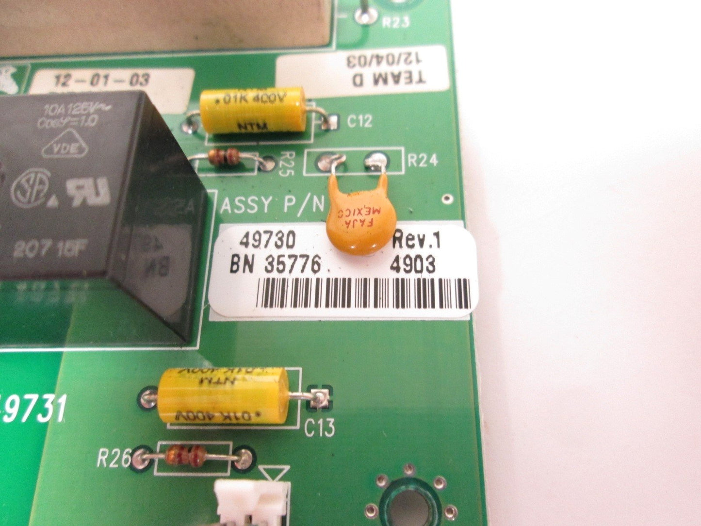 Used Zebra 49730 Cutter Control Board for Series XiII, XiIII, Xi2, Xi3 Label Printers