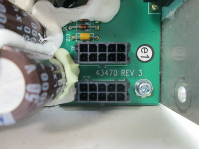 Used Zebra 43470 Rev 3 Power Supply Board From 170xill/170xilll Series Printer