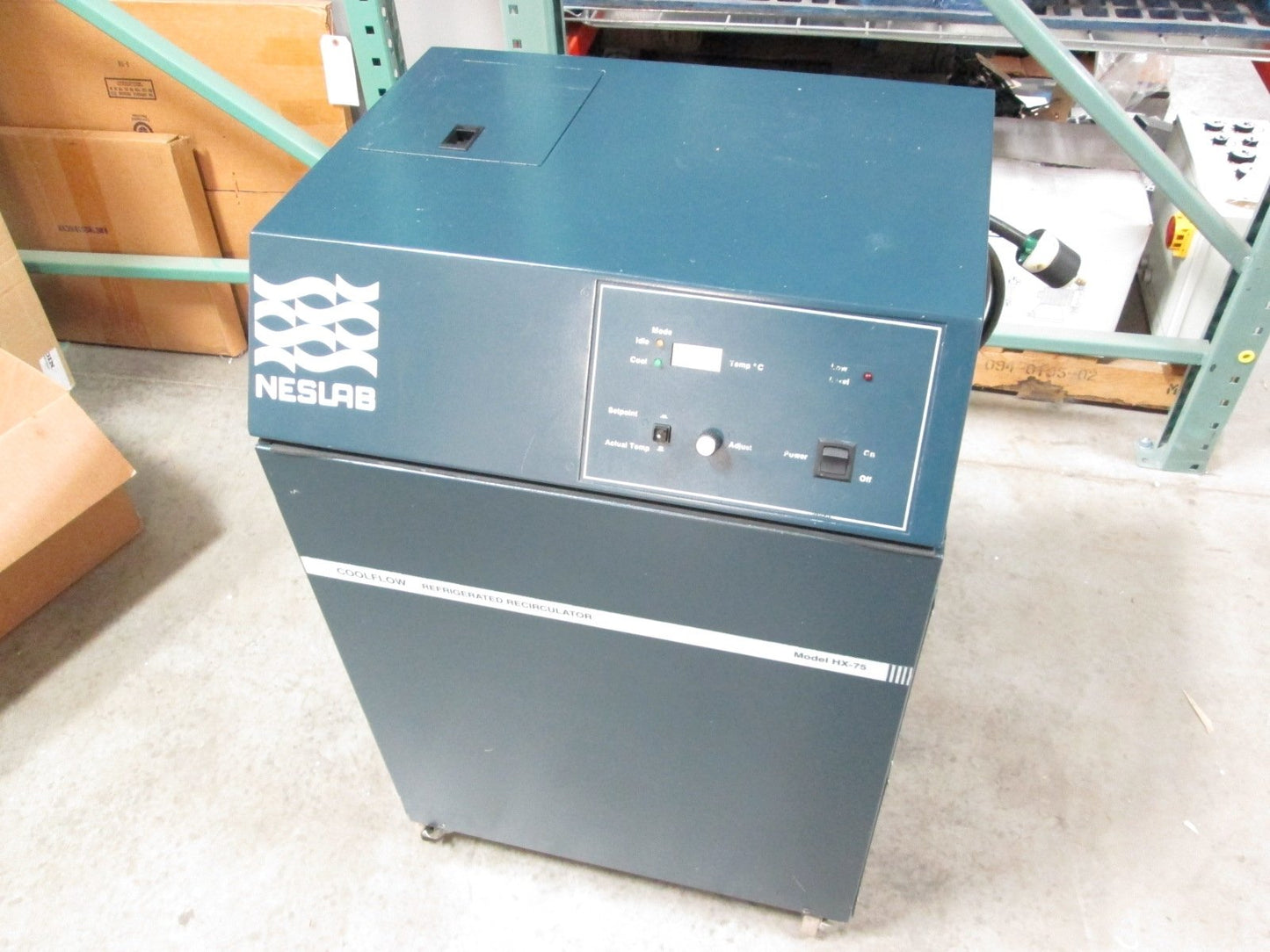 Used Neslab HX75 386204040200 Laboratory Chiller 5gal 19l 5-35°C 41-95°F 208/230VAC