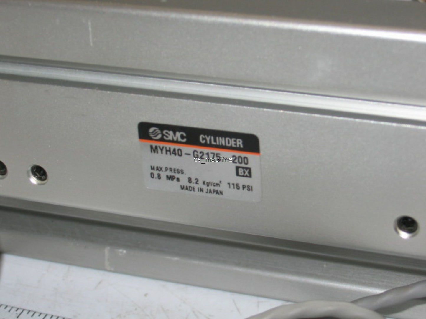 New SMC MYH40-G2175-200 Pneumatic Rodless Cylinder 40mm Bore 200mm Stroke