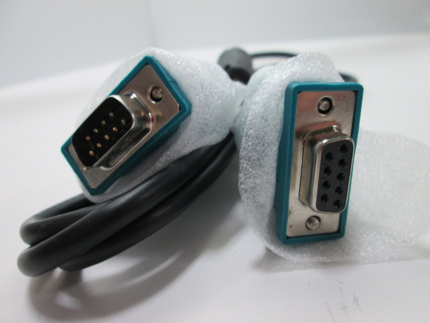 New Lot of 3 New DB9 Serial Cables, 9-Pin Male to Female, Length: 6 Feet