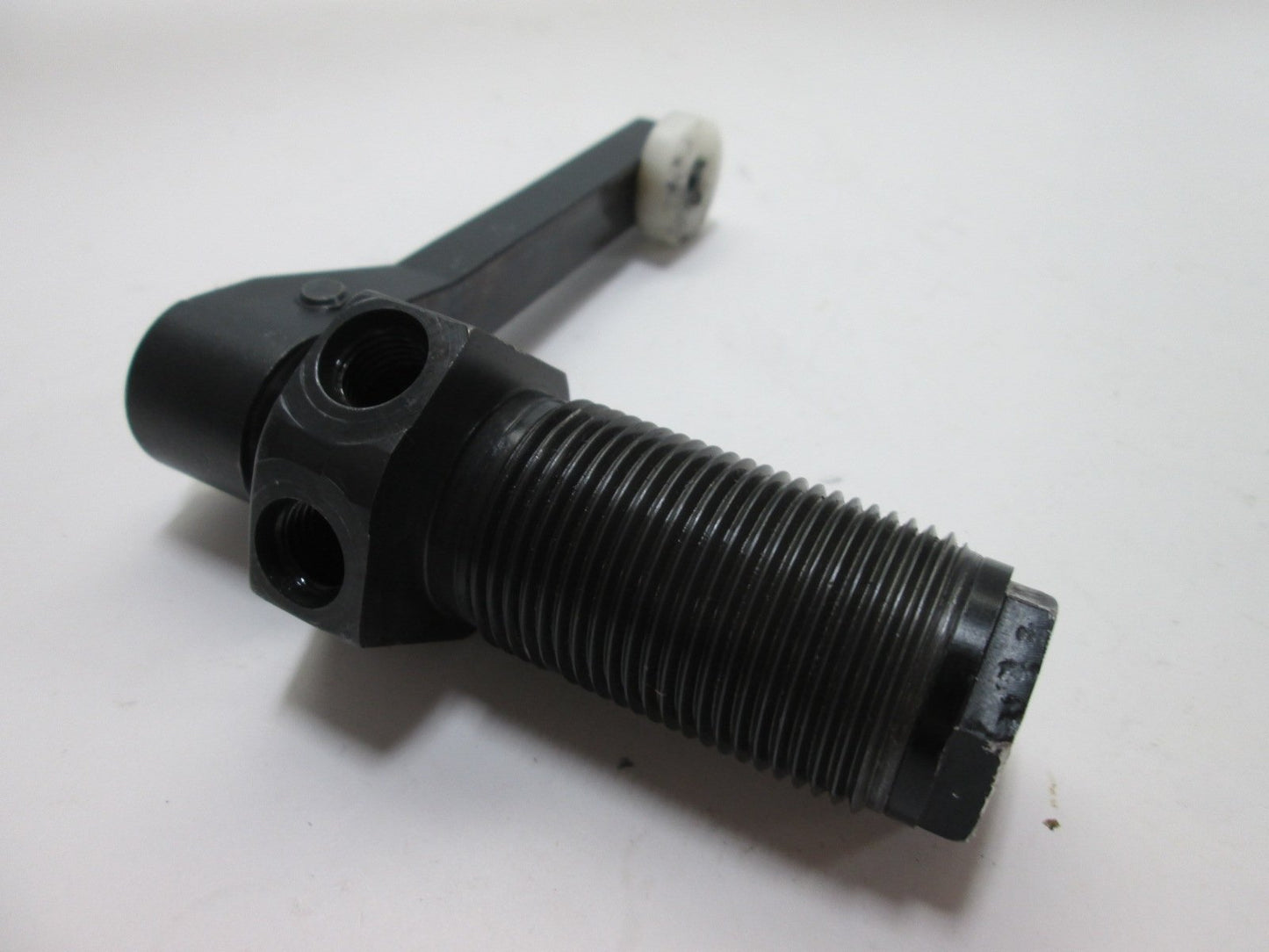 Used Hytec 12AG Hydraulic Swing Cylinder, With 5" Arm, Threaded Body
