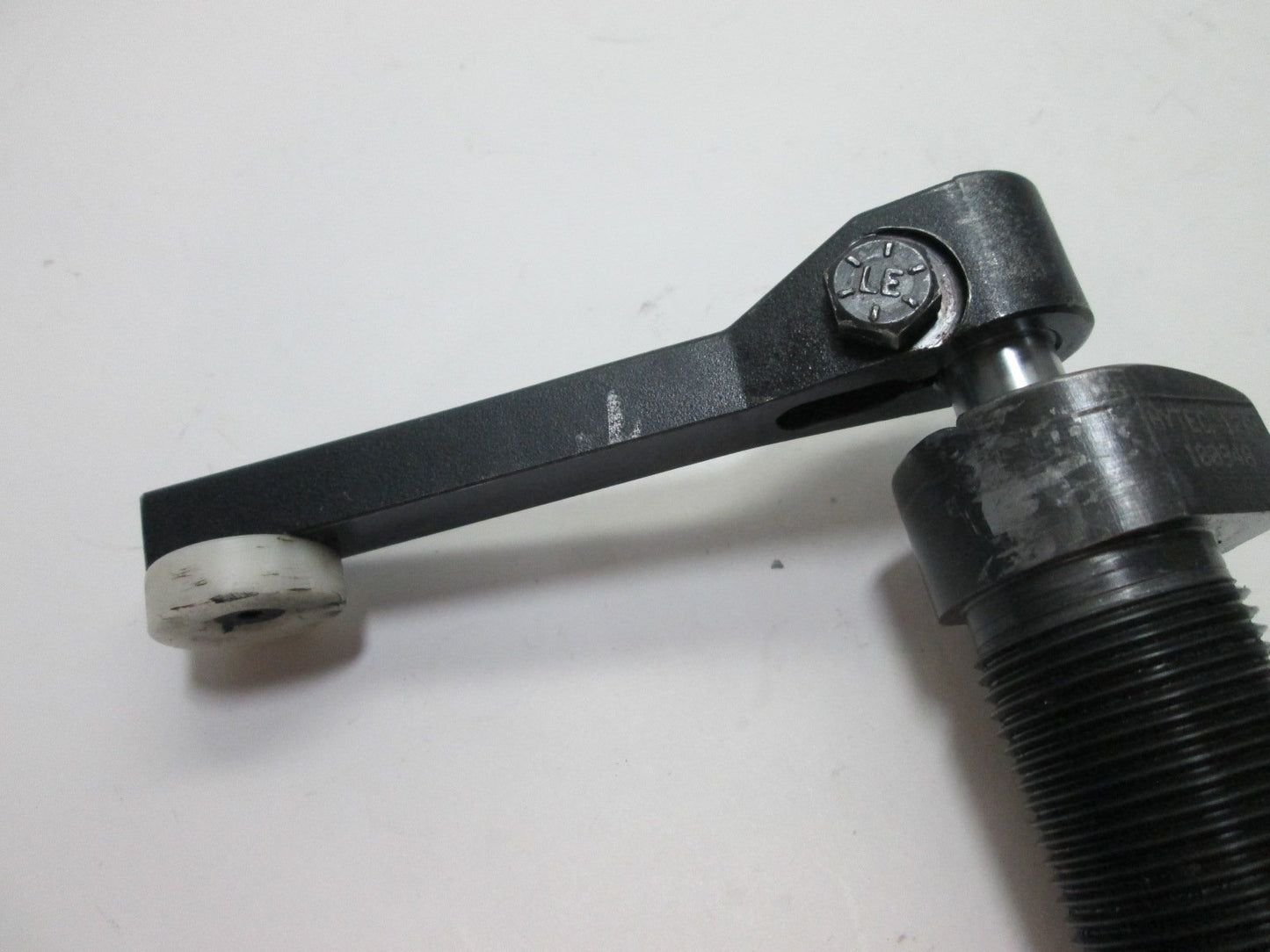Used Hytec 12AG Hydraulic Swing Cylinder, With 5" Arm, Threaded Body