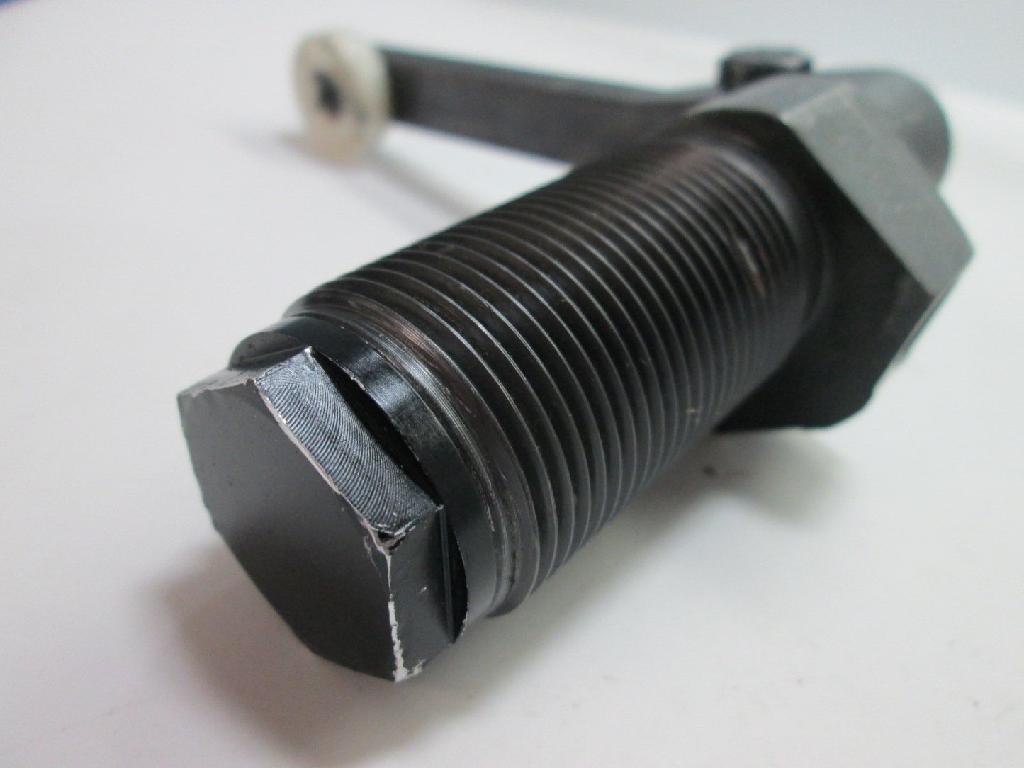 Used Hytec 12AG Hydraulic Swing Cylinder, With 5" Arm, Threaded Body