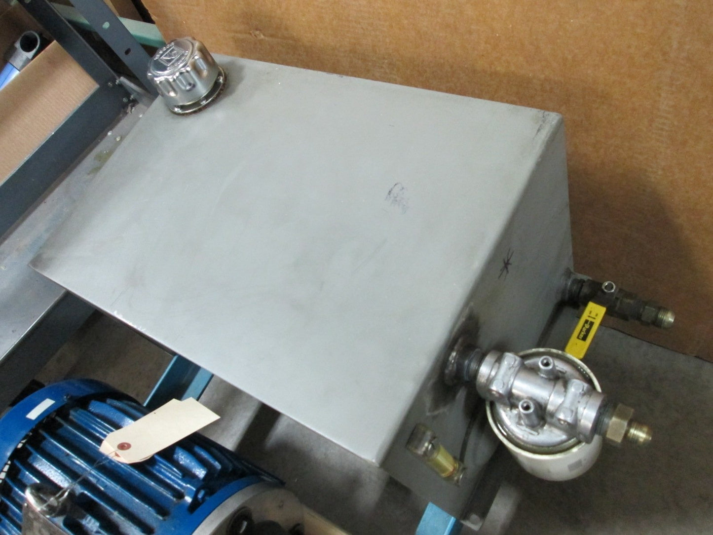 Used Elektrim ESg AC Motor, Voltage: 230/460VAC at 60Hz, With Reservoir and Pump