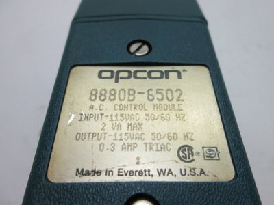 Used Eaton Opcon 8880B-6502 Photoelectric Control Module with 1280A Sensor Head