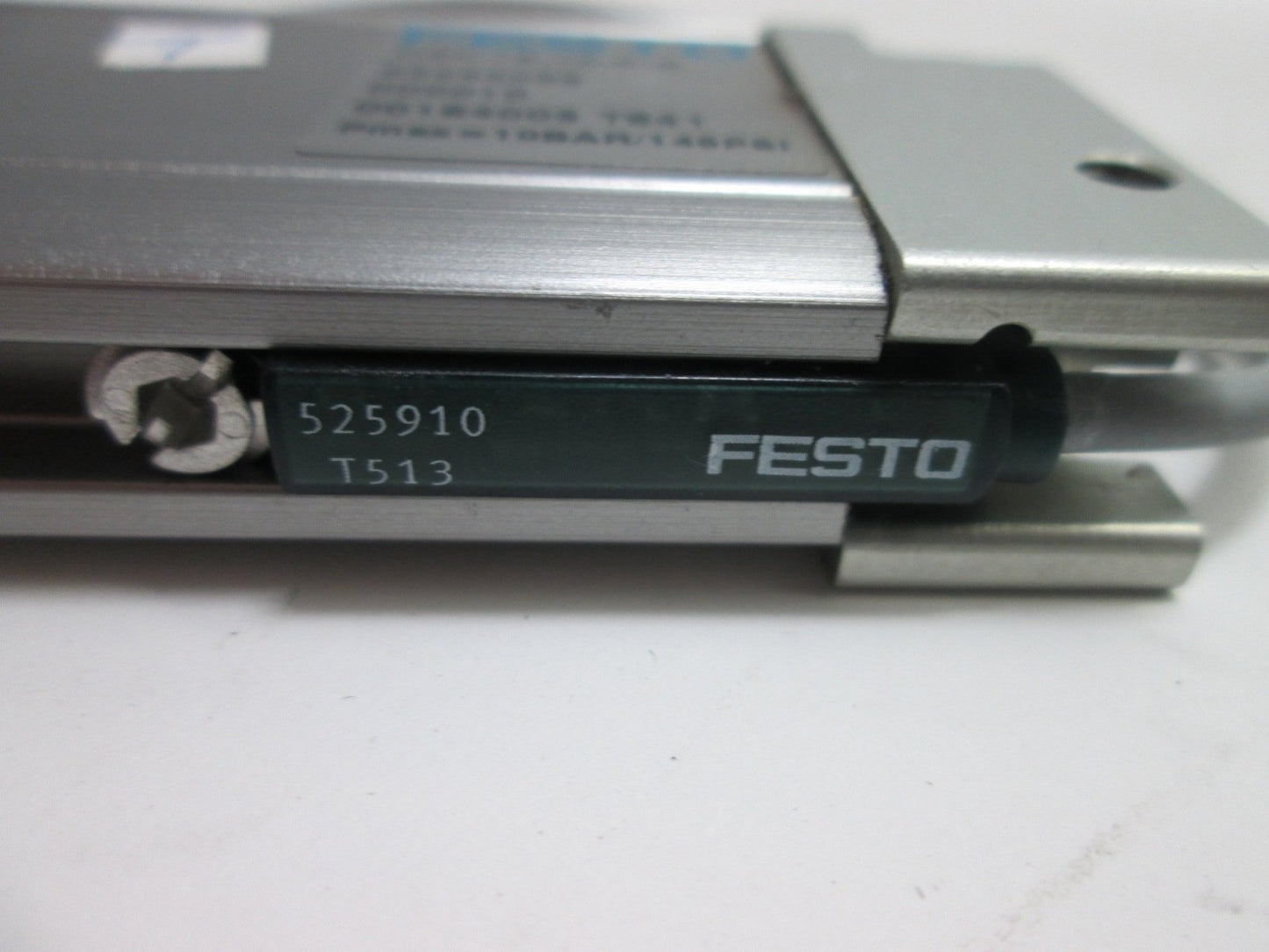 Used Festo DZF-12-10-P-A Flat Cylinder, Bore: 12mm, Stroke: 10mm, Ports: M5