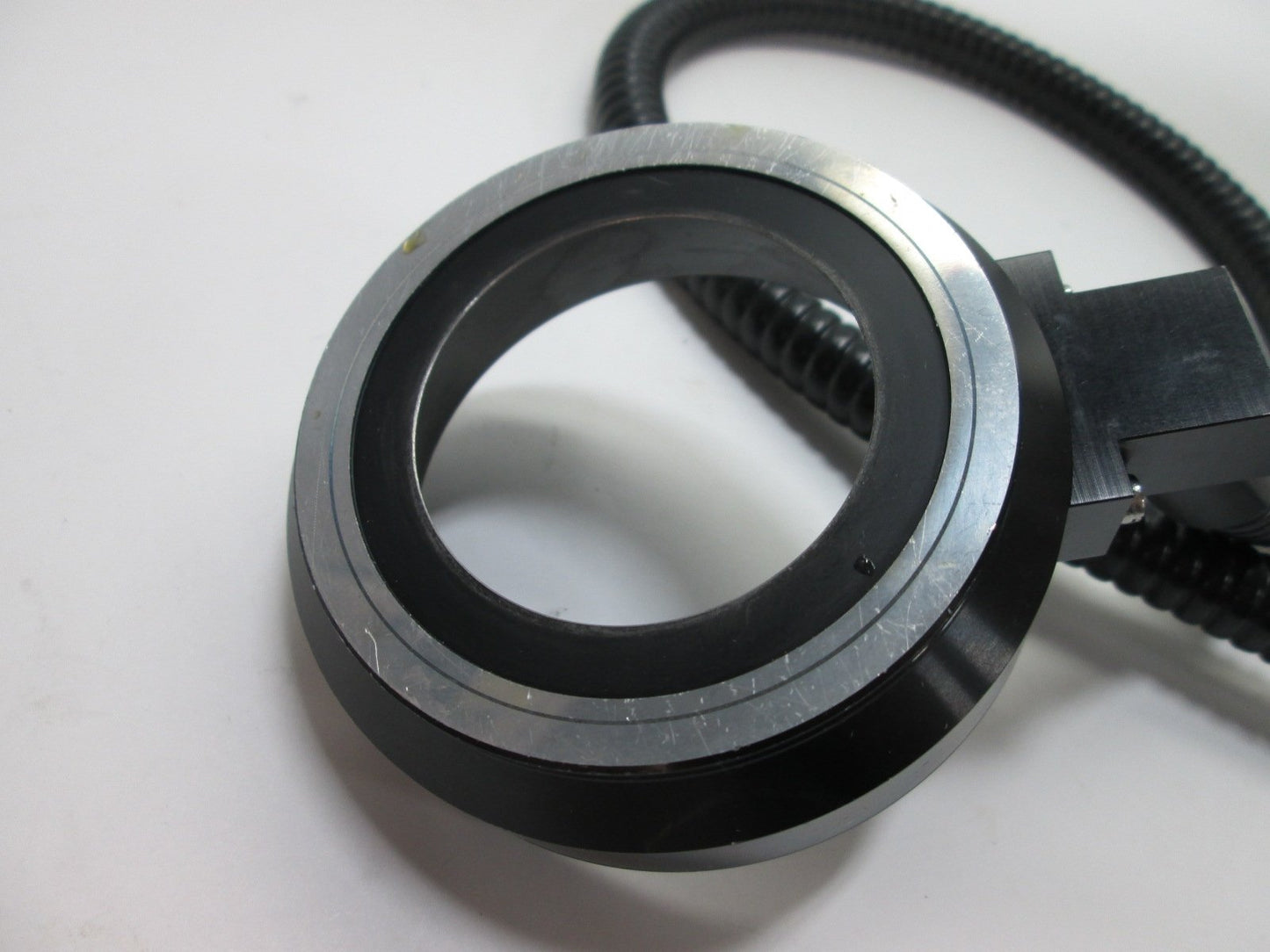 Used Leeds Fiber Optic Ring Light, Ring ID: 49mm, Length: 2ft, Bundle: 9mm, *Damaged*