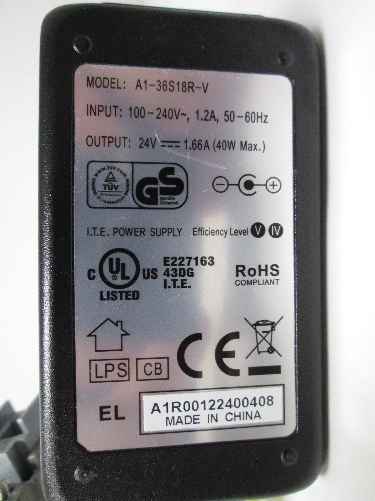New Simco 4010448 Fusion Power Supply 100-240VAC 1.2A 50/60Hz to 24VDC 1.66A
