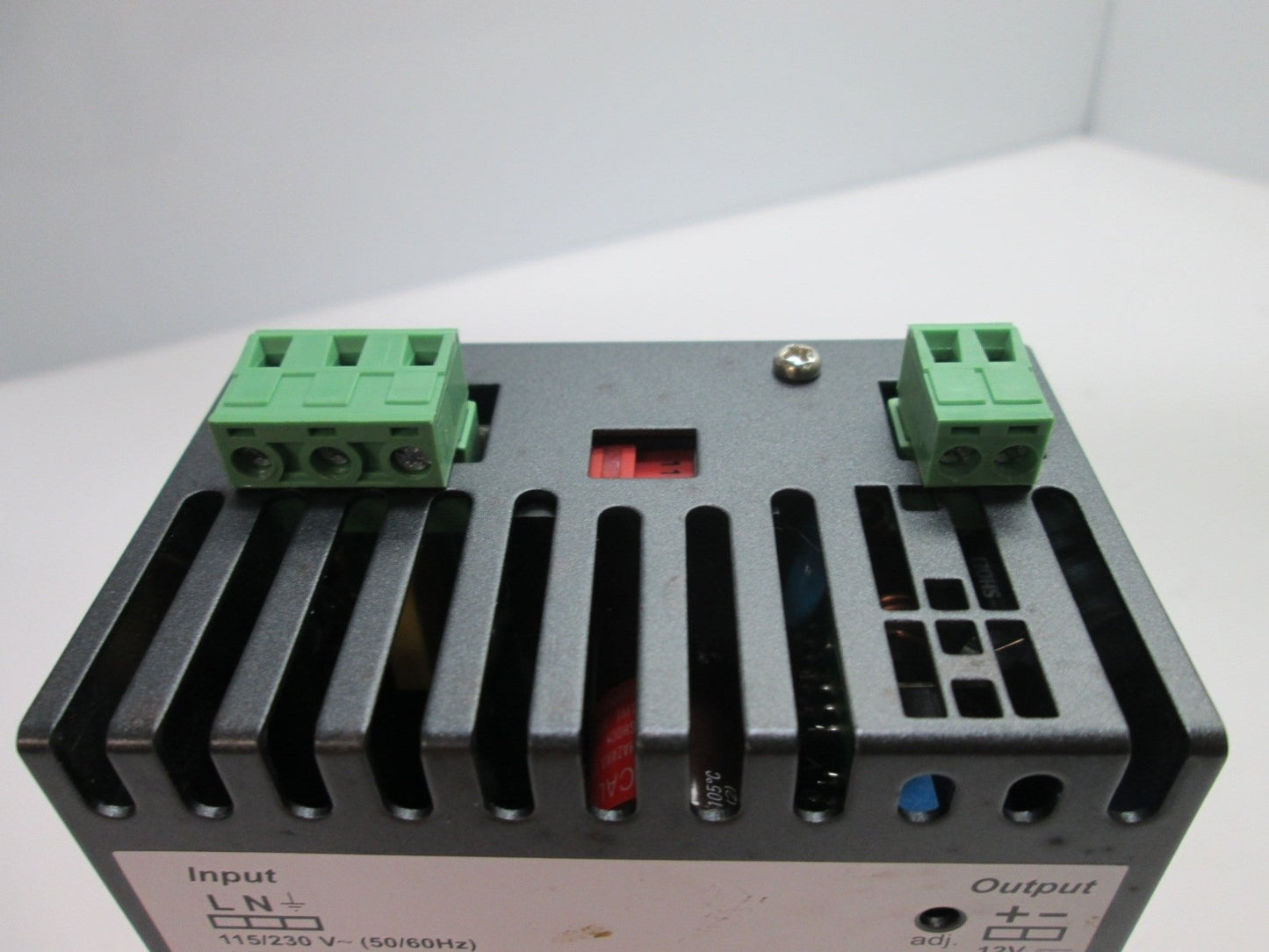 Used Automation Direct PS12-075D Power Supply, Input: 115/230VAC, Output: 12VDC 6A