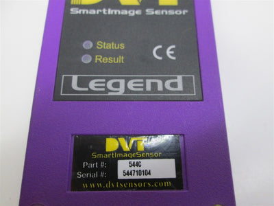 Used Cognex 544C DVT Legend SmartImage Sensor High Resolution Camera 1280x1024 24VDC