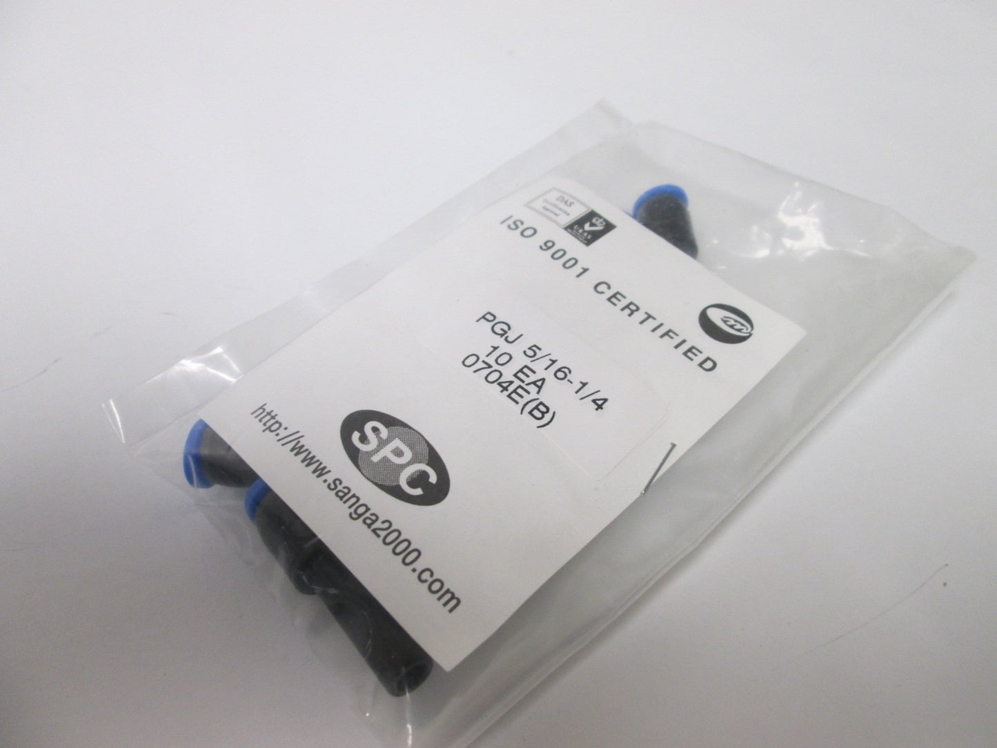 New Bag of 10 New SPC PGJ51614 Plug-In Reducers, 5/16" to 1/4" Tube Size