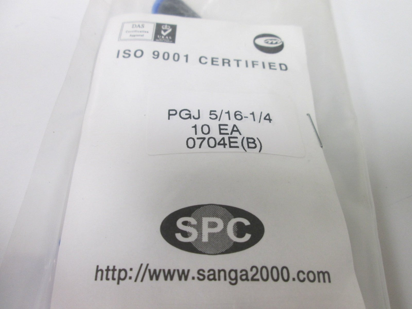New Bag of 10 New SPC PGJ51614 Plug-In Reducers, 5/16" to 1/4" Tube Size